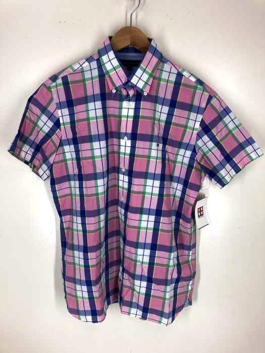 TOMMY HILFIGER（トミーヒルフィガー） チェック柄 半袖ボタンダウンシャツ メンズ トップス