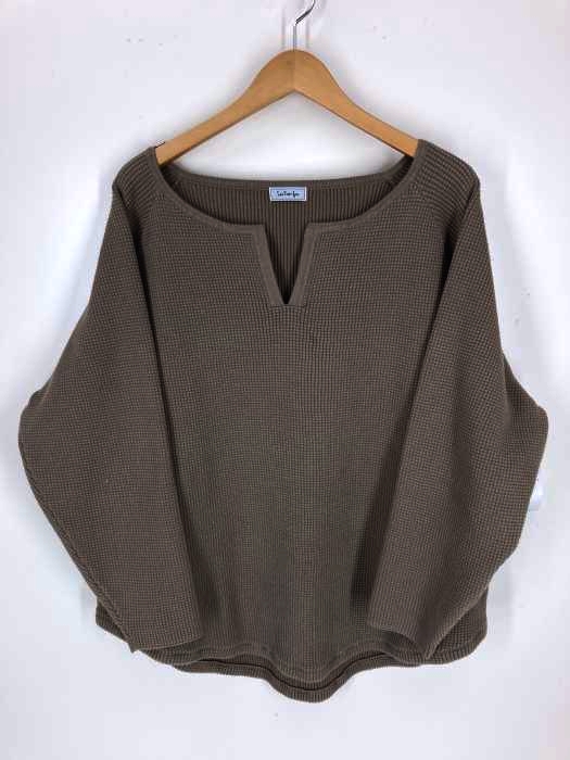 Sea Room lynn（シールームリン） キーネック サーマル ワッフルカットソー レディース トップス