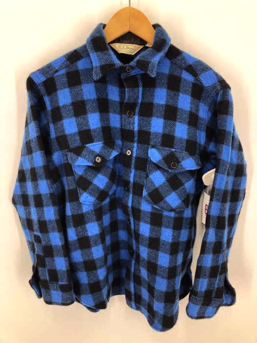 L.L.Bean(エルエルビーン) 70～80S USA製 三角タグ チェック柄 シャツ メンズ トップス
