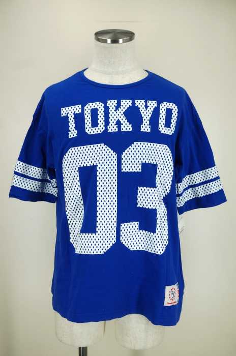 VOTE MAKE NEW CLOTHES (ヴォート メイク ニュー クローズ) フットボールTシャツ メンズ トップス
