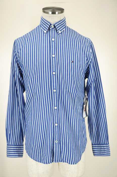 TOMMY HILFIGER （トミーヒルフィガー） ストライプ柄ボタンシャツ メンズ トップス