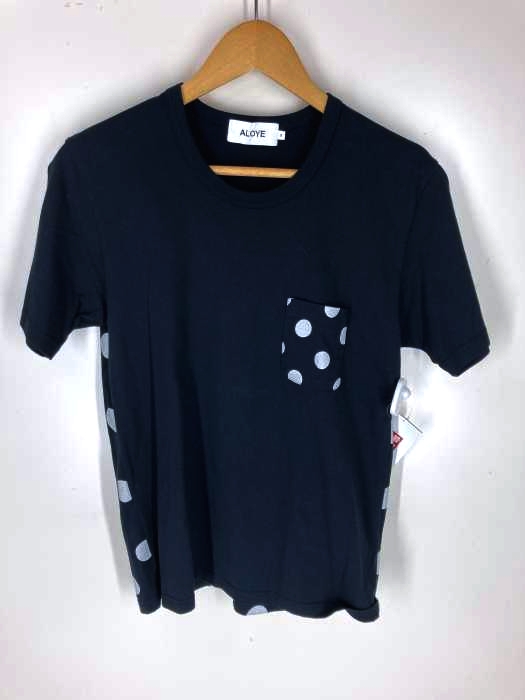 ALOYE(アロイ) ドット クルーネック ポケットTシャツ メンズ トップス