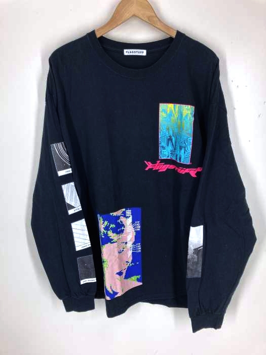 FLAGSTUFF（フラッグスタフ） プリントクルーネックTシャツ メンズ トップス