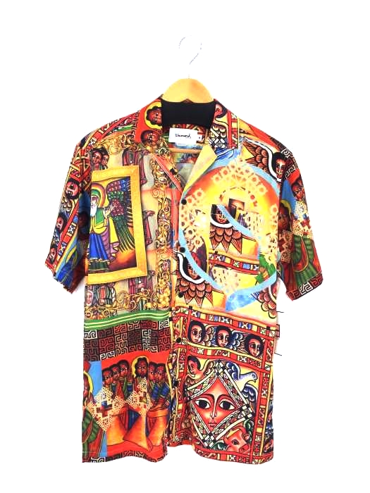 DIAMOND SUPPLY(ダイヤモンドサプライ) 20SS DIAMOND ICON WOVEN MULTI S/S SHIRT メンズ トップス