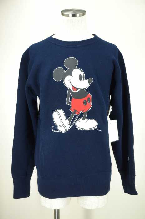 Champion×Disney (チャンピオン×ディズニー) ランタグ プリントスウェットトレーナー メンズ トップス