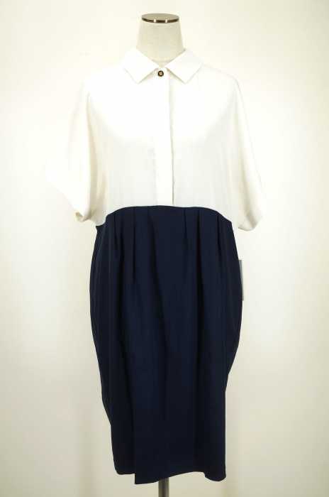 UNITED ARROWS green label relaxing （ユナイテッドアローズグリーンレーベルリラクシング） バイカラーシャツワンピース レディース ワンピース