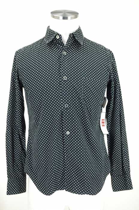 BLACK COMME des GARCONS (ブラックコムデギャルソン) AD2008 ドットボタンシャツ メンズ トップス
