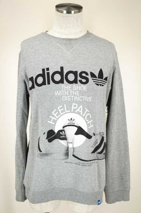 adidas originals （アディダスオリジナルス） プリントスウェットトップス トレーナー メンズ トップス
