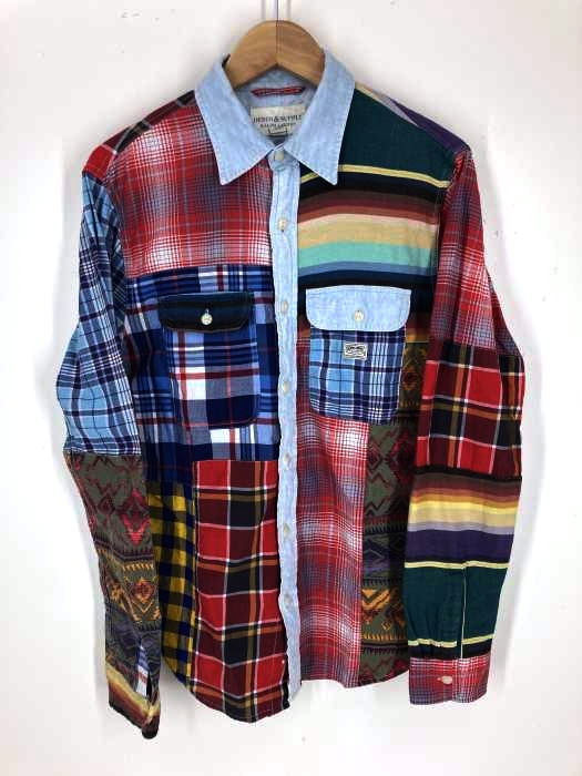 DENIM&SUPPLY RALPH RAUREN(デニムアンドサプライラルフローレン) クレイジーパターンボタンシャツ メンズ トップス