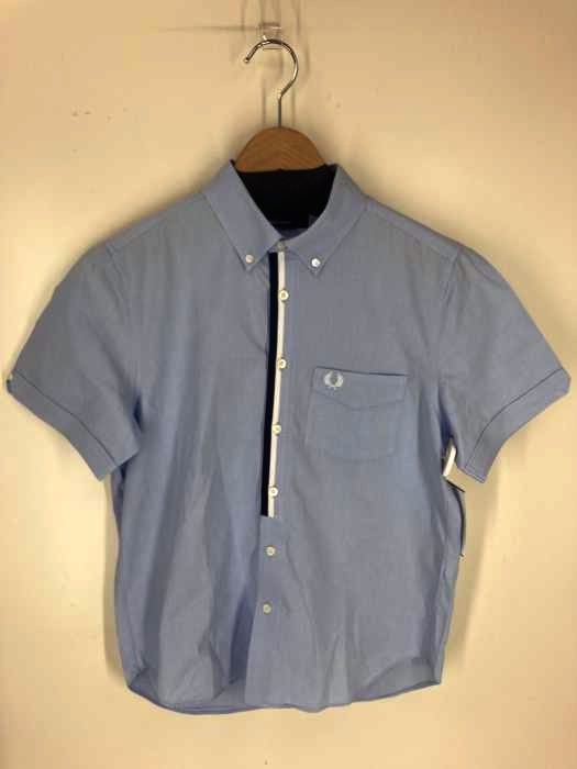 FRED PERRY(フレッドペリー) フロントテープ 半袖 ボタンダウンシャツ メンズ トップス