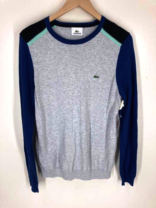 LACOSTE（ラコステ） ワッペン付き コットン プルオーバーニット メンズ トップス
