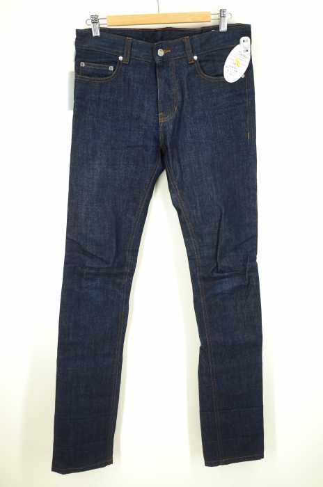 ami Alexandre Mattiussi （アミアレキサンドルマテュッシ） FIT 5POCKETS JEANS ボタンフライスリムデニムパンツ メンズ パンツ
