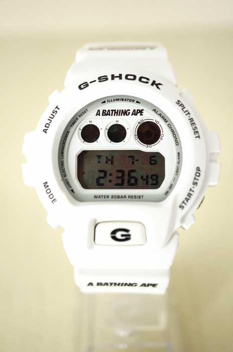 CASIO G-SHOCK （カシオジーショック） DW-6900 A BATHING APE 腕時計 メンズ ファッション雑貨