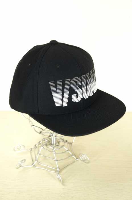 V/SUAL (ヴィジュアル) ロゴ入り6パネルキャップ メンズ 帽子