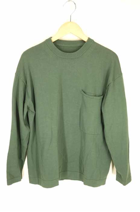 crepuscule (クレプスキュール) Pocket Knit Long Sleeve レディース トップス