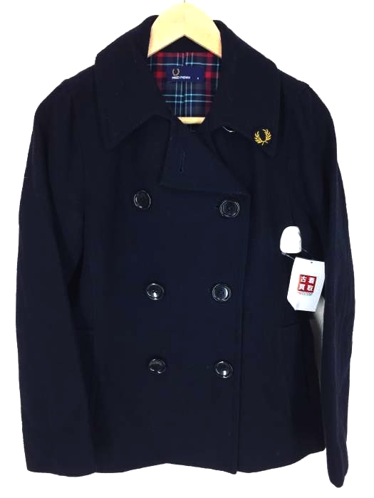FRED PERRY（フレッドペリー） ウール ピーコート レディース アウター