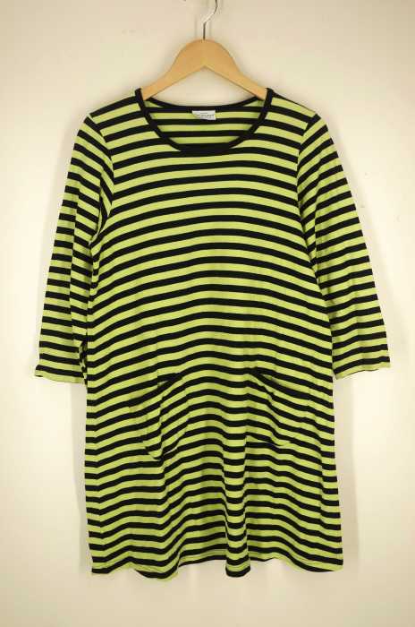 marimekko (マリメッコ) ボーダーカットソーワンピース レディース トップス