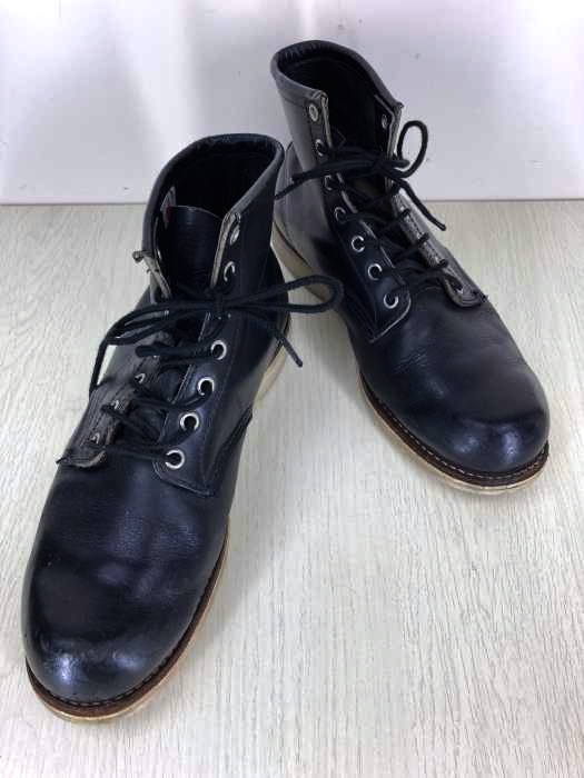 RED WING（レッドウィング） プレーントゥ レースアップ レザー ブーツ メンズ シューズ