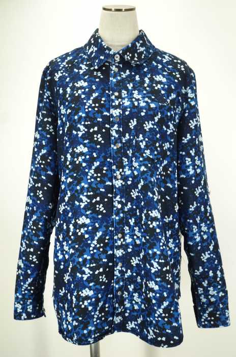 G-STAR RAW （ジースターロー） 総柄スナップボタンシャツ レディース トップス