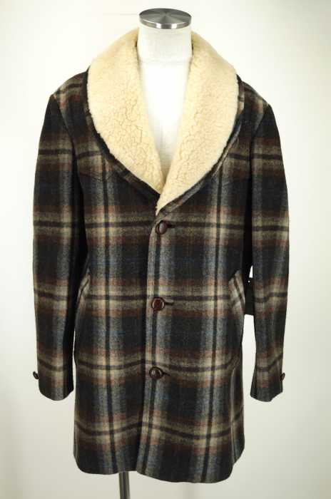 PENDLETON(ペンドルトン) チェック柄襟ボアコート メンズ アウター