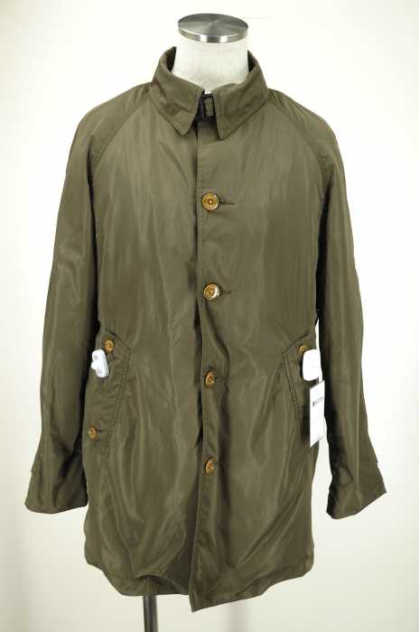 BARACUTA(バラクータ) キルティングライナー付きボタンコート メンズ アウター