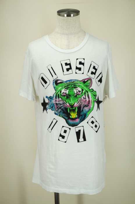 DIESEL (ディーゼル) アニマルプリントTシャツ メンズ トップス