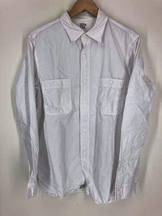 or slow（オアスロウ） CHABRAY SHIRTS WHITE メンズ トップス