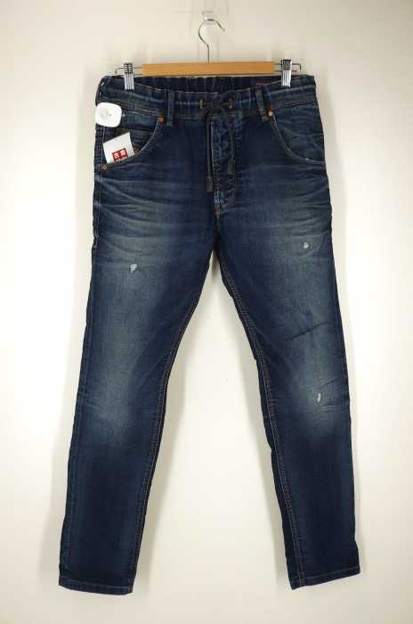 DIESEL （ディーゼル） KROOLEY 加工デニムスウェット メンズ パンツ