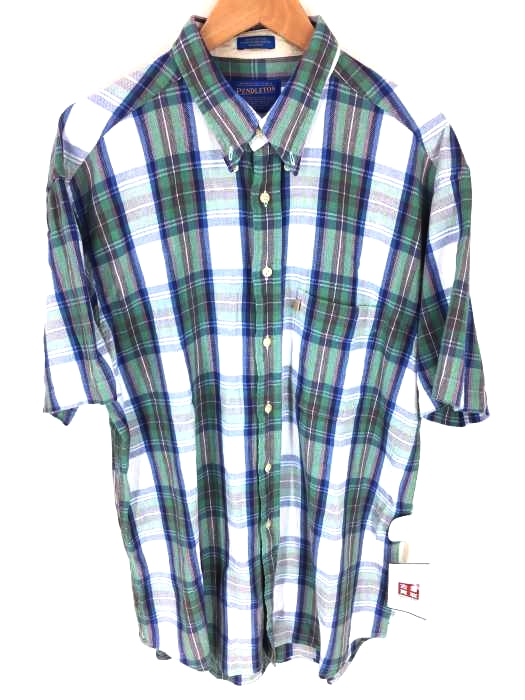PENDLETON（ペンドルトン） チェック柄 コットン ボタンダウンシャツ メンズ トップス