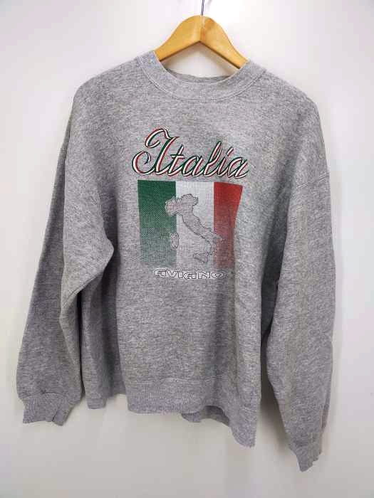 Hanes(ヘインズ) 90S Italia プリントプルオーバースウェット メンズ トップス