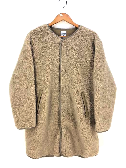 ORCIVAL(オーチバル) ノーカラー ウール ボアコート レディース アウター
