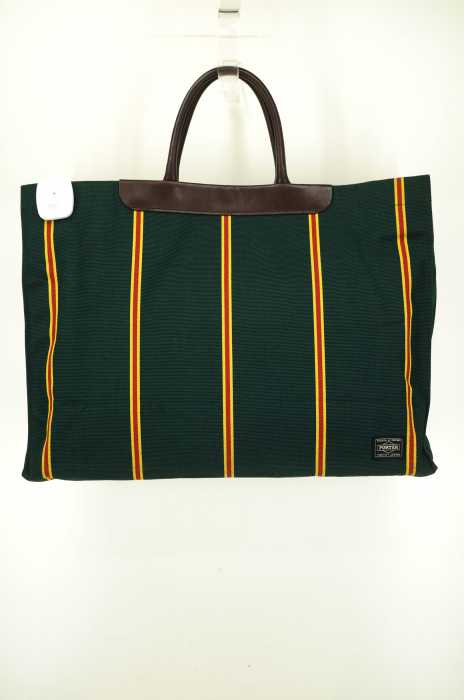 PORTER×sunbrella （ポーター） レザー×キャンバス ハンドバッグ メンズ バッグ