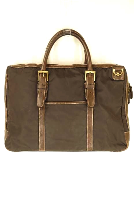 A day in the life UNITED ARROWS（アデイインザライフユナイテッドアローズ） 2way レザー切替 ナイロン ブリーフケース メンズ バッグ