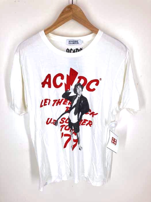 HYSTERIC GLAMOUR（ヒステリックグラマー） ACDCプリントTシャツ メンズ トップス