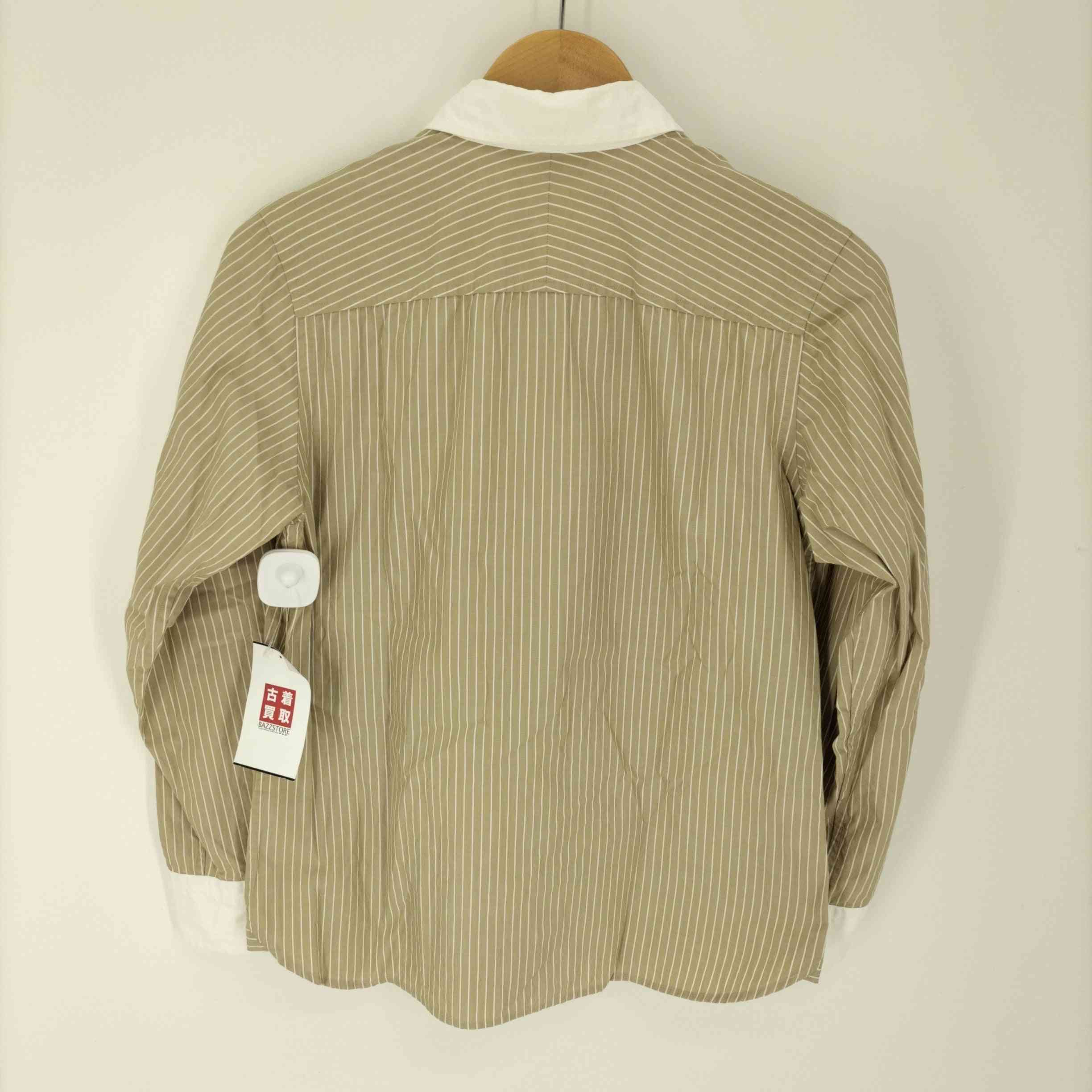 AQUASCUTUM(アクアスキュータム)L/S コットン ストライプ クレリック 