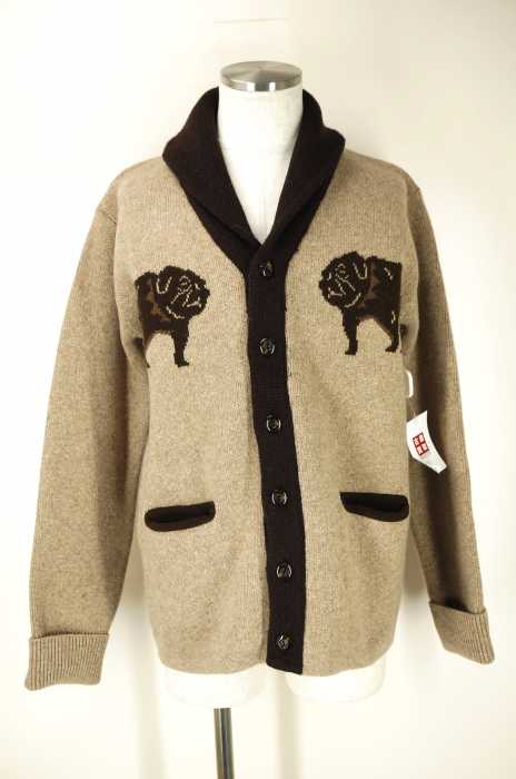 BSMG BAY SIDE MOTOR GEAR（ベイサイドモーターギア） 16AW ショールカラーウールニットカーディガン メンズ アウター