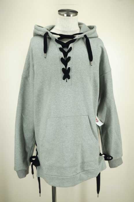 Danke Schon (ダンケシェーン) Lace-Up Hoodie レースアップパーカー メンズ トップス