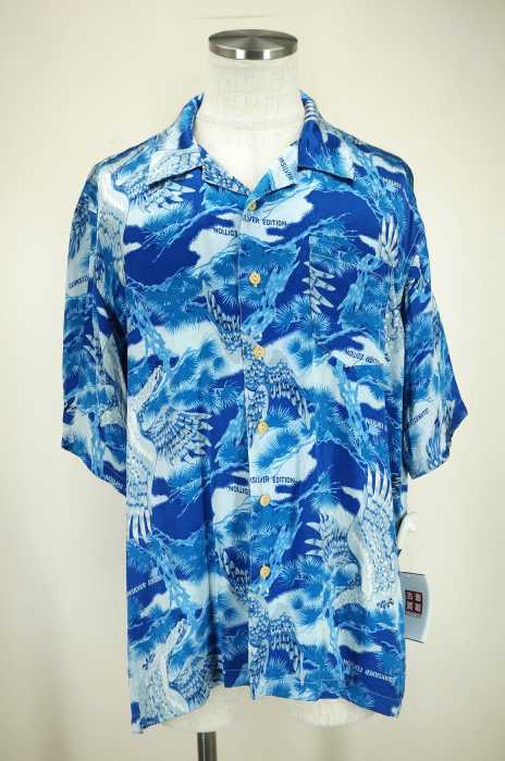 QUIKSILVER EDITION (クイックシルバーエディション) シルク地半袖アロハシャツ メンズ トップス