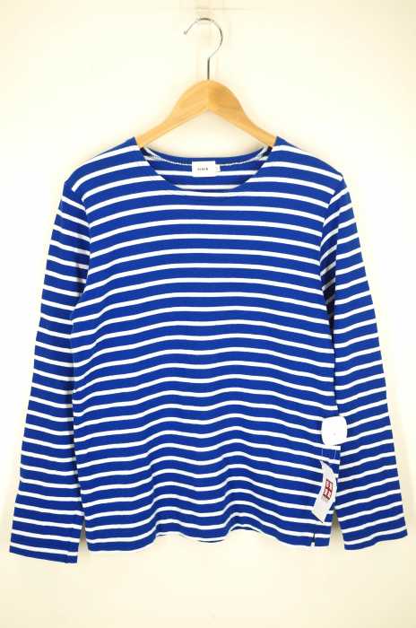 RINEN (リネン) ボーダークルーネックカットソー レディース トップス