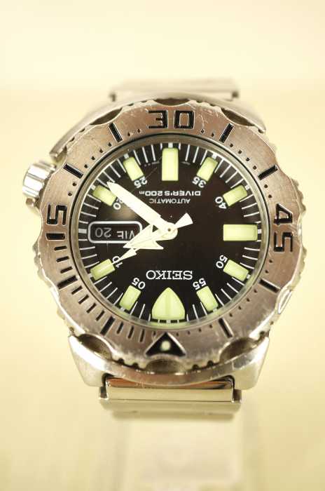 SEIKO（セイコー） ブラックモンスターダイバー　腕時計 メンズ 腕時計