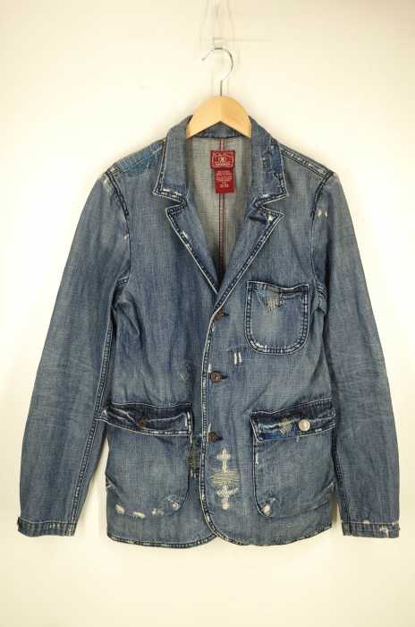 LUCKY BRAND JEANS（ラッキーブランド） ダメージ加工デニムジャケット メンズ アウター