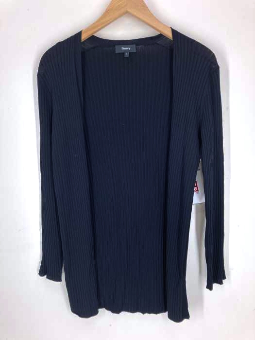 theory(セオリー) CREPE KNIT 2 LONG RIB CARDI レディース トップス