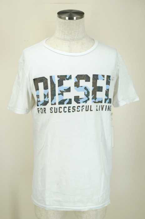 DIESEL （ディーゼル） カモ柄ロゴプリントTシャツ メンズ トップス
