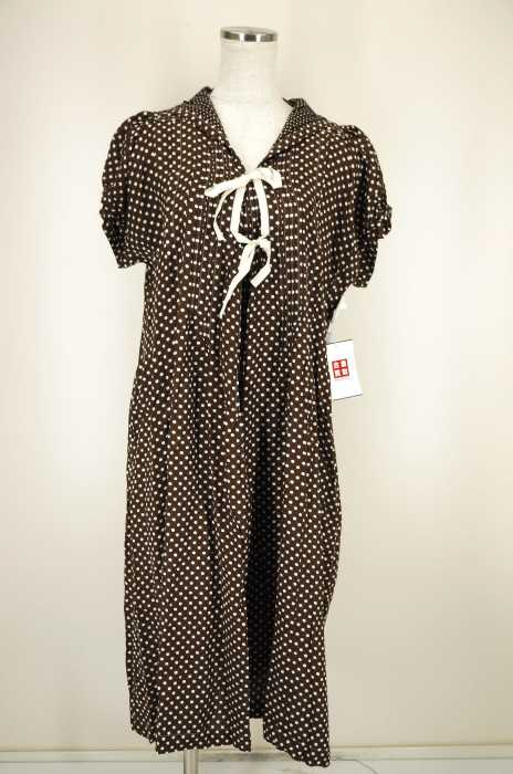 tricot COMME des GARCONS(トリココムデギャルソン) AD2010 ドット柄半袖ワンピース レディース ワンピース