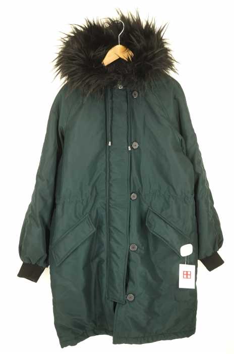H&M （エイチアンドエム） ファー付ミリタリーコート レディース アウター