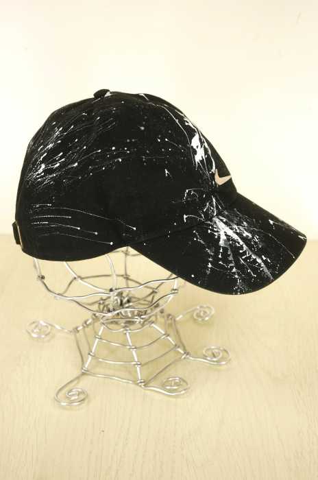 NEWHATTAN（ニューハッタン） ペイント加工 キャップ メンズ 帽子