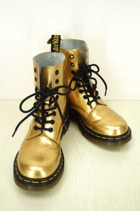 Dr.Martens （ドクターマーチン） 8ホールエナメルブーツ レディース シューズ