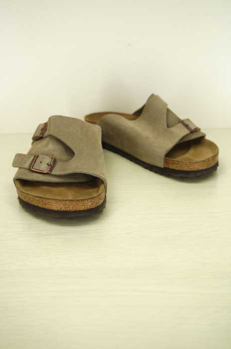 BIRKENSTOCK （ビルケンシュトック） 型押しレザーコルクソールサンダル メンズ シューズ