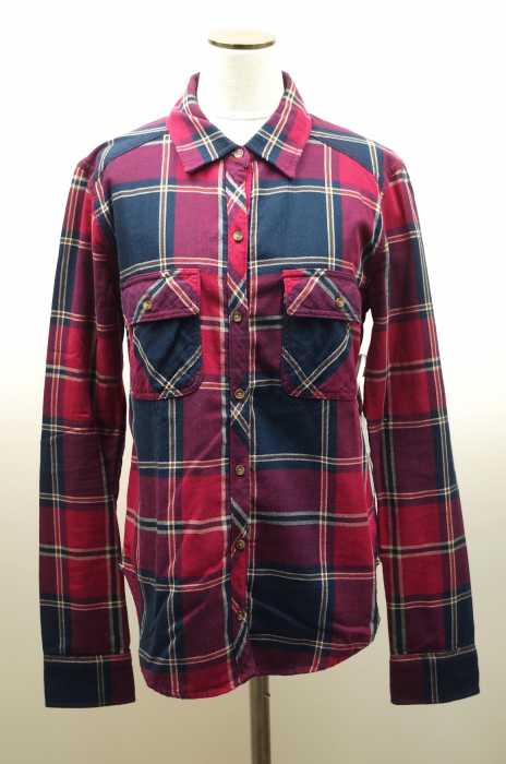 Abercrombie & Fitch （アバクロンビーアンドフィッチ） チェック柄ボタンシャツ レディース トップス