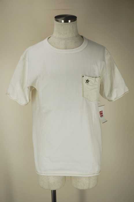 Schott （ショット） レザーポケット付きTシャツ メンズ トップス